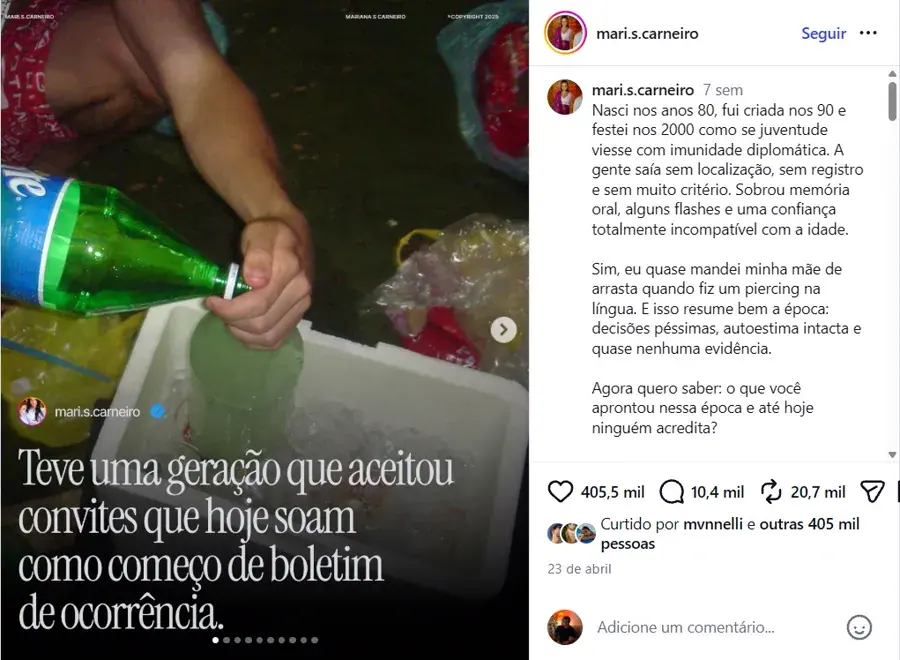 Carrossel viral de @mari.s.carneiro