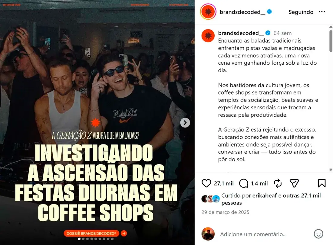 Primeiro carrossel que viralizou, print de alcance