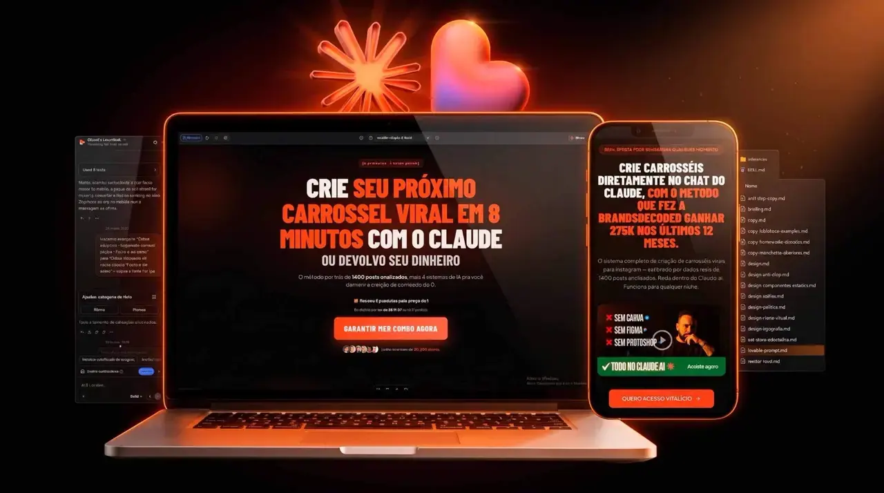 Criação de LPs com Claude